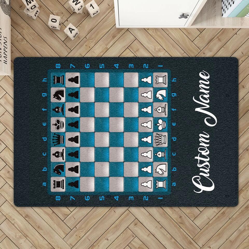 Chess Board Custom Rectangle Rug Chess Addicted Gift For Chess Lover - Image 7