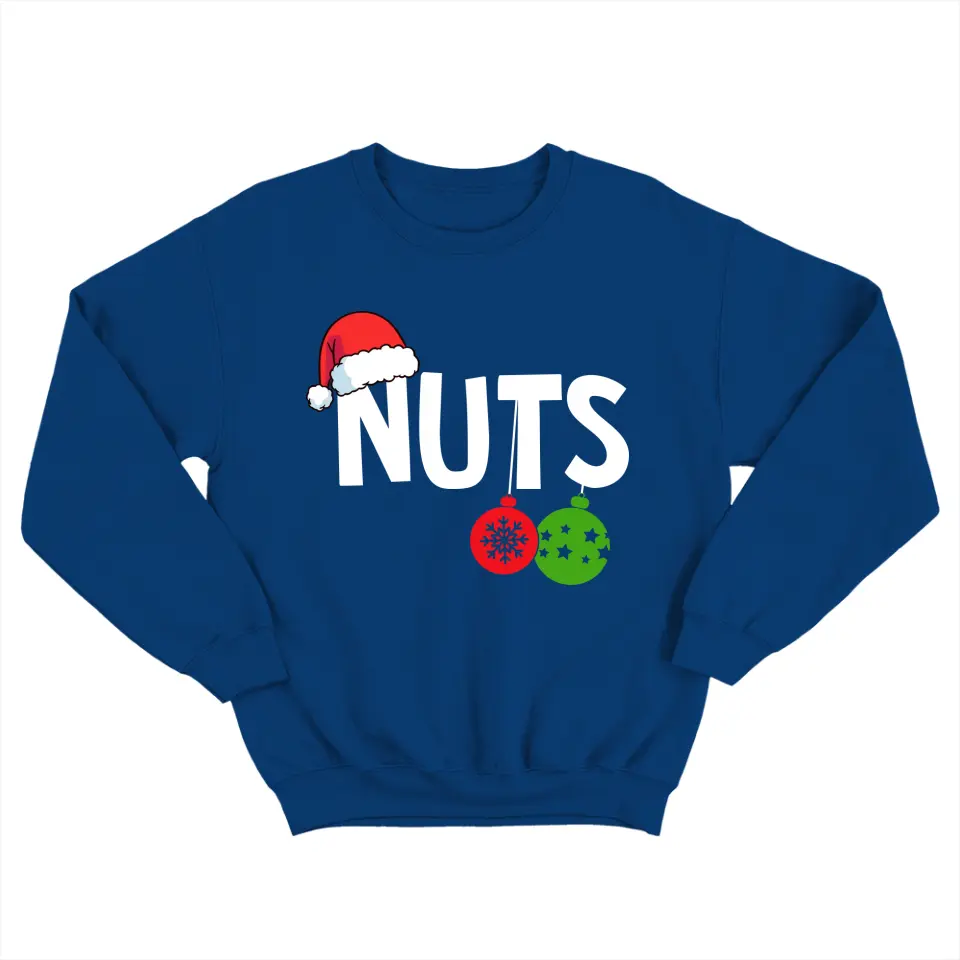 Chest Nuts Christmas, Funny Couples Shirts, Unisex Standard Sweatshirt, Christmas Gift For Couple | 312IHPNPTS1288 - Image 2