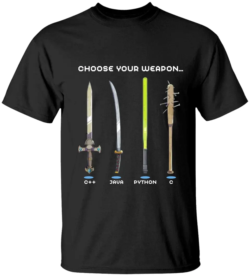 Choose Your Weapon Programmer Hacker Coder Software Engineer Sweatshirt Gift For Boyfriend - Image 11