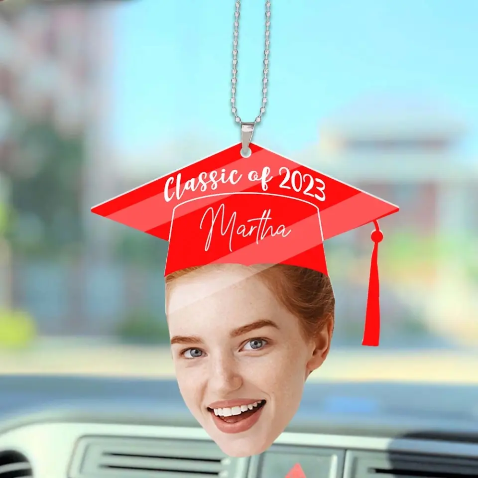 Class Of 2023 - Custom Face Photo Car Ornament - Best Gift For Friends For Him/Her - Graduation Gift - Anniversary Gift - 305IHPTLOR526 - Image 7