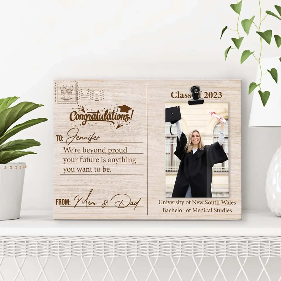 Congratulation We're Beyond Proud Your Future Is Anything - Personalized Photo Clip Frame - Graduation Gifts - Gift For Him/Her For Son/Daughter On Graduation Day - 305IHPTLPT584 - Image 6