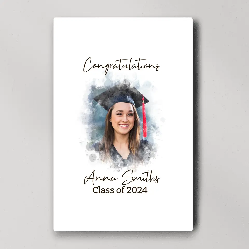 Congratulations 2025 Guest Artwork To Sign - Custom Canvas Poster - Graduation Gifts - Image 3
