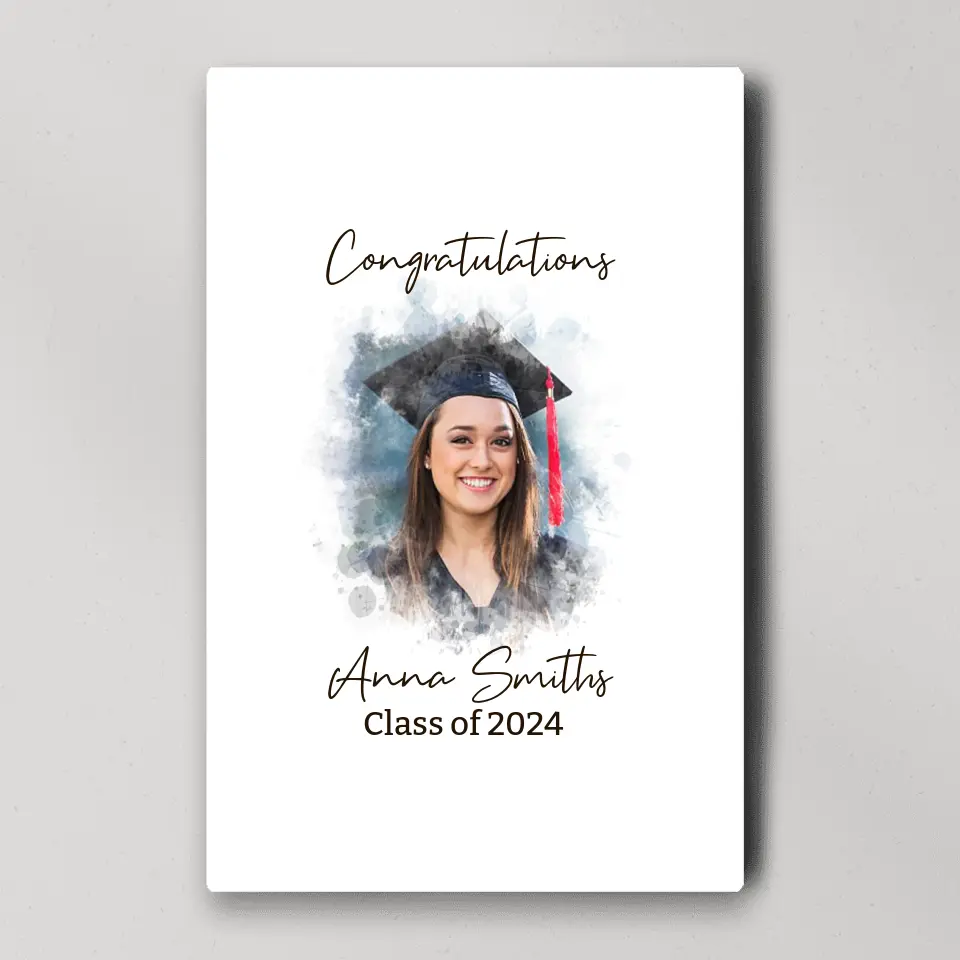 Congratulations 2025 Guest Artwork To Sign - Custom Canvas Poster - Graduation Gifts - Image 4