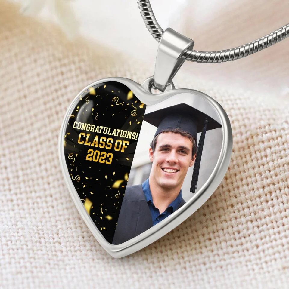 Congratulations Class of 2025  Personalized Heart Keychain - Image 8