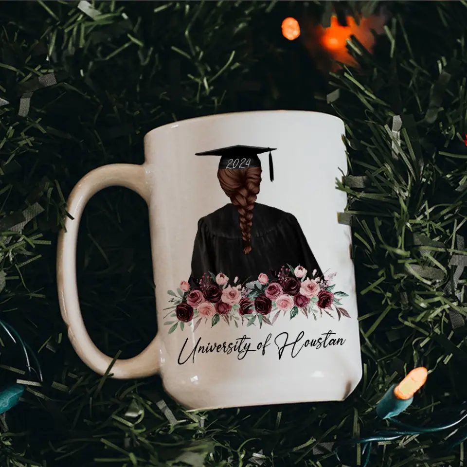 Congratulations On Your Graduation 2025 Personalized White Mug - Image 13