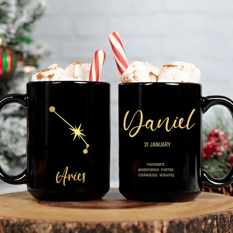 Constellation Star Signs Custom Mug Best Birthday Gifts For Friends - Image 5