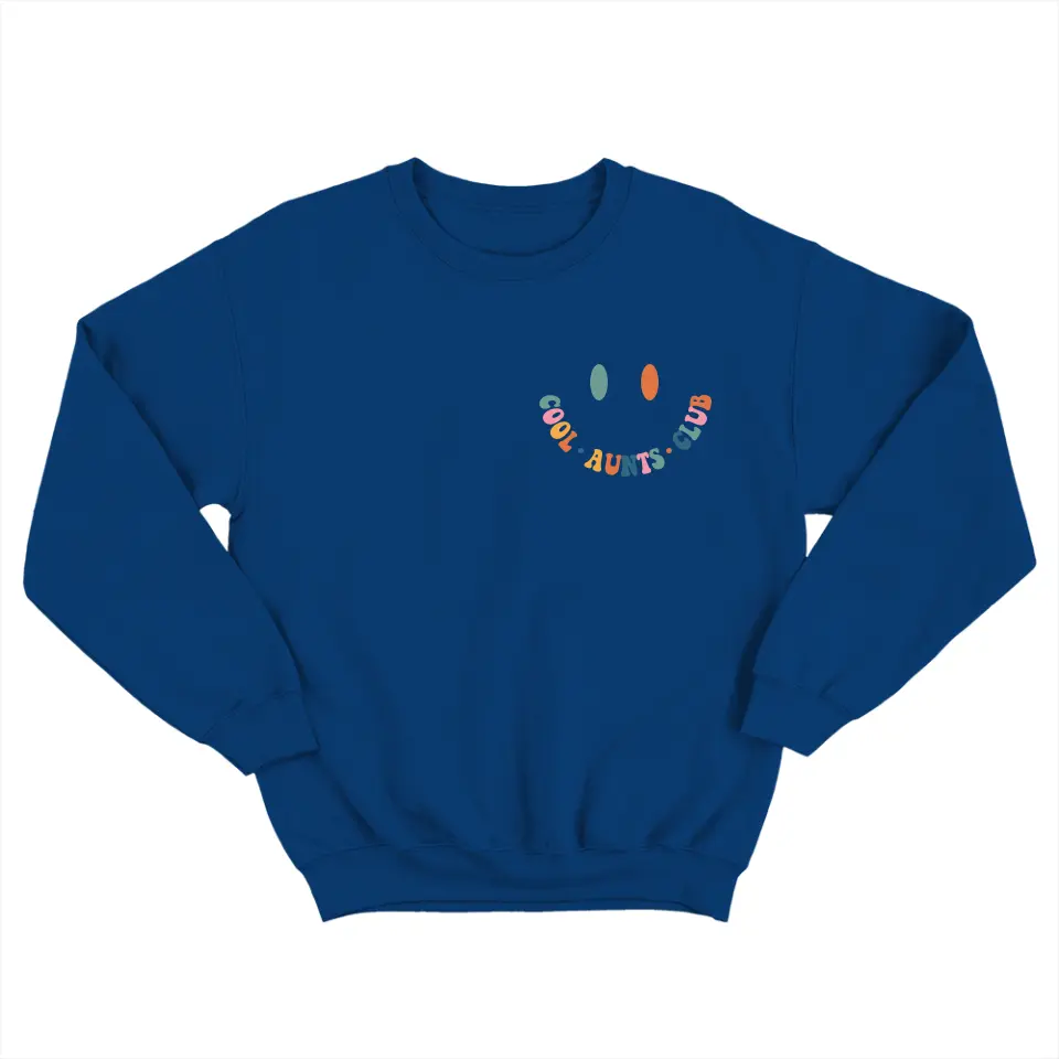 Cool Aunts Club Sweatshirt Birthday Gift For Aunts - Image 3
