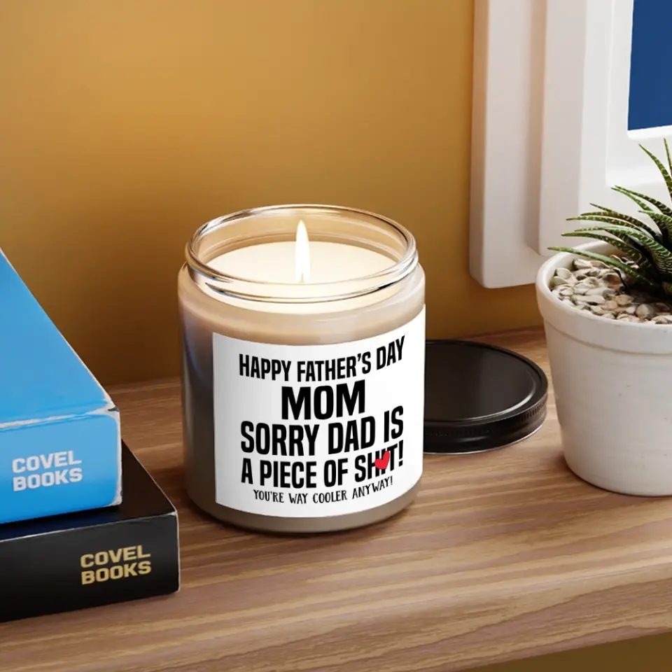Cool Single Mom Gift Funny Saying Candle 9oz Soy Scented Candle - Image 4