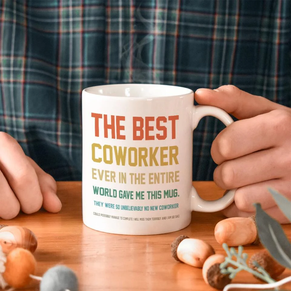 Coworker Leaving Mug Work Wife Gift - Personalized Mug - Funny Gifts For Coworkers Friends - Image 4
