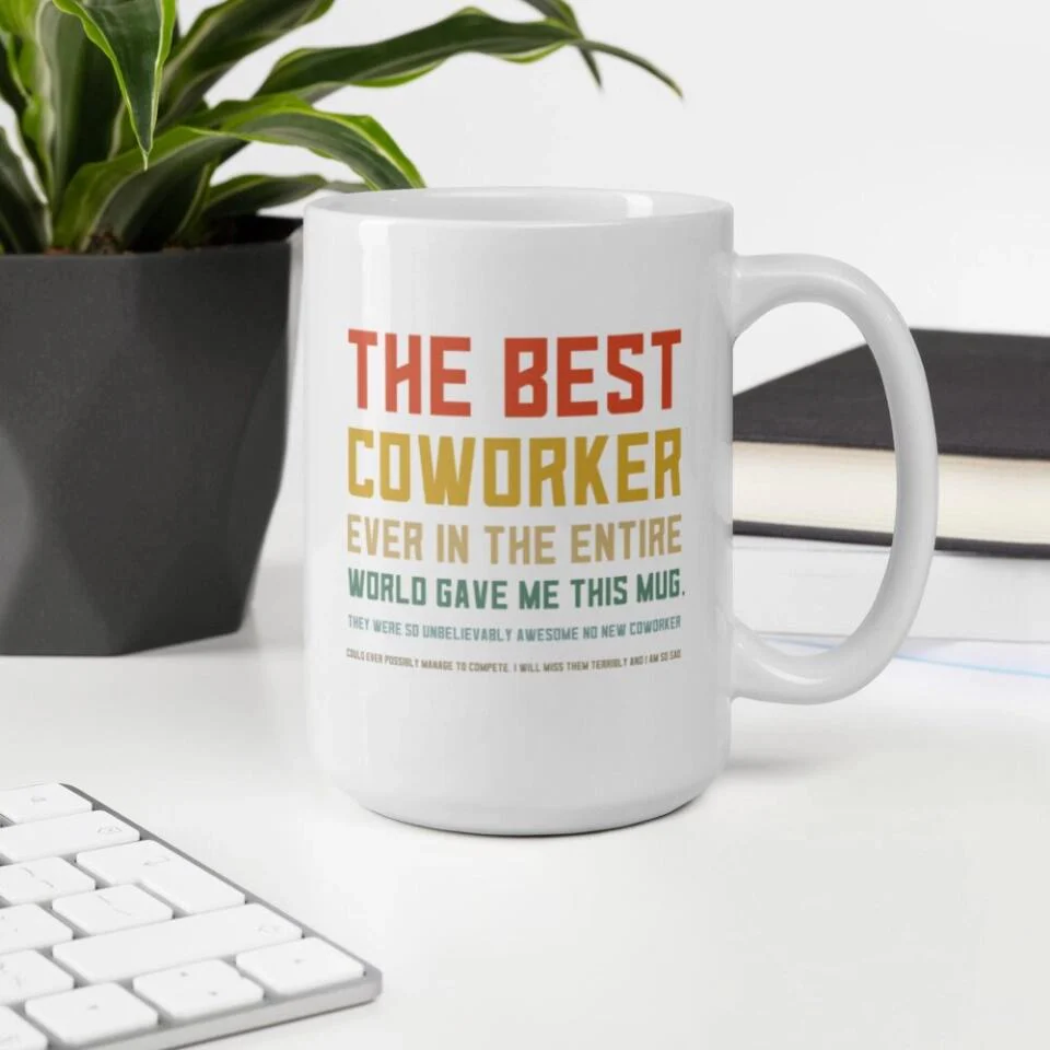 Coworker Leaving Mug Work Wife Gift - Personalized Mug - Funny Gifts For Coworkers Friends - Image 7