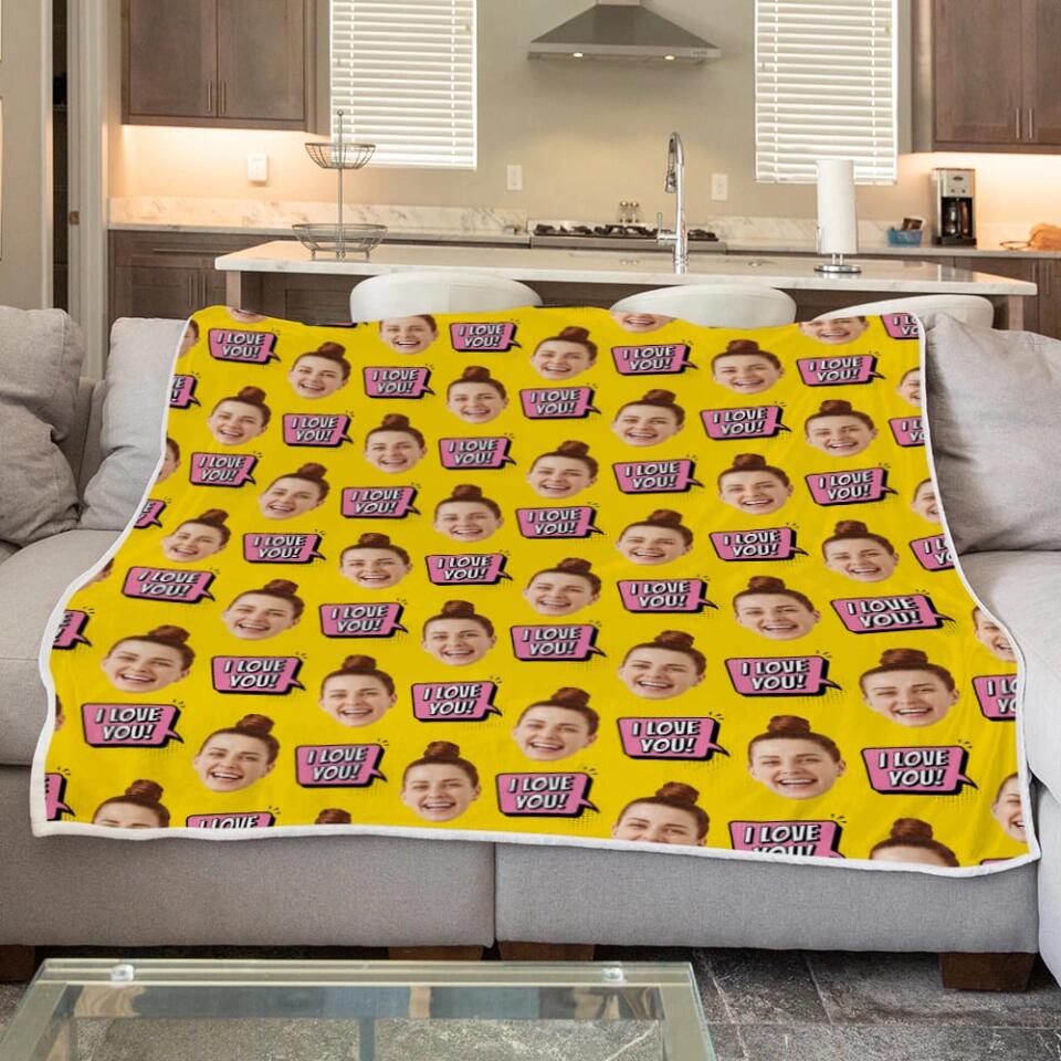 Custom Face And Pattern - Personalized Blanket - Best Gifts for Him Her Friends On Birthdays Anniversaries Christmas - 210IHPBNBL467 - Image 12