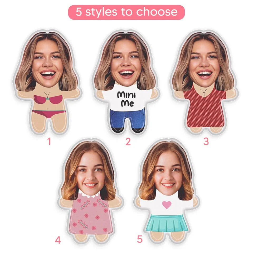Custom Face Multiple Choice - Personalized Shape Pillow - Funny Gift - Image 15