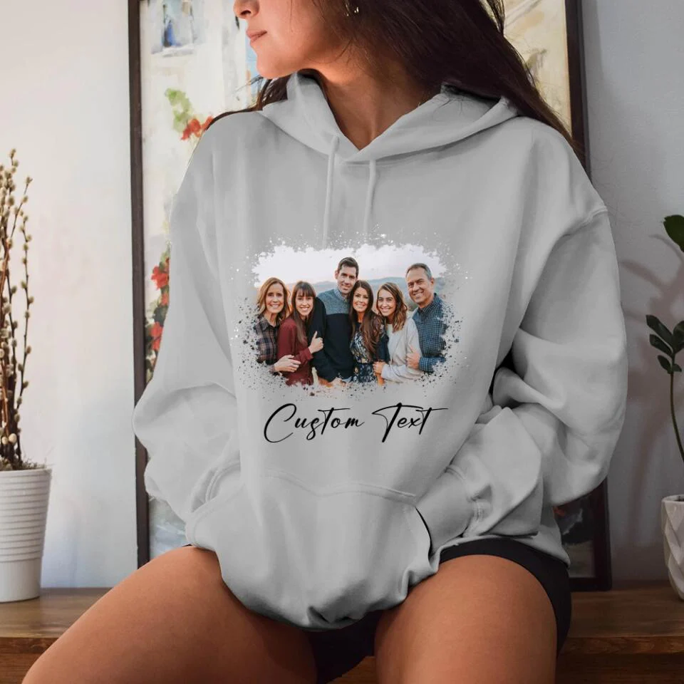 Custom Family Photo Personalized Sweatshirt Hoodie - Image 4