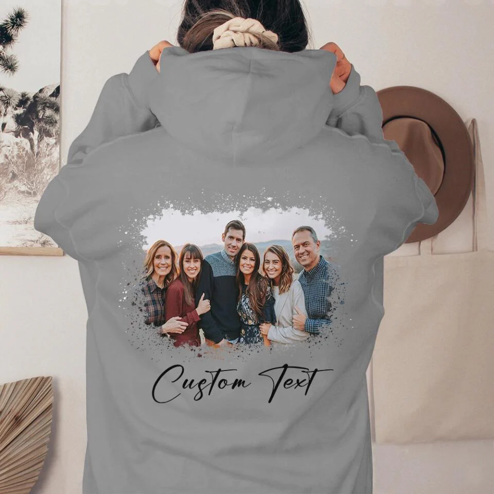 Custom Family Photo Personalized Sweatshirt Hoodie - Image 6