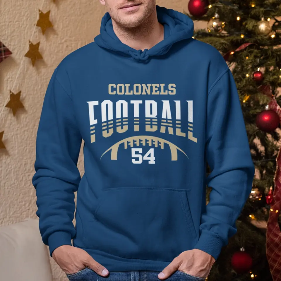 Football Hoodie Player Number Personalized Sports Hoodie - Image 10