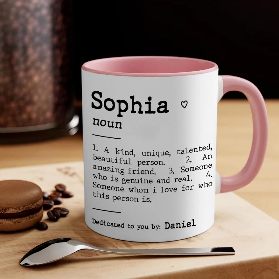 Custom Friend Description White Mug - Image 15