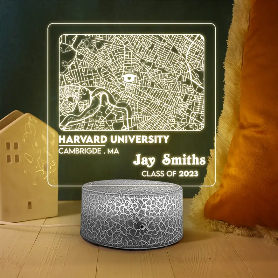 Custom Map 3D LED Light - Graduation Gift For Friends, For Him/Her, Son/Daughter - Image 7