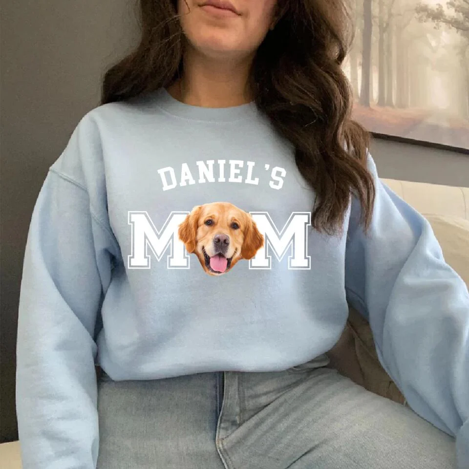 Custom Photo Dog Cat Mom Shirt - Personalized Tshirt Hoodie Sweatshirt - Best Gift For Dog Cat Dad Mom Dog Lovers - 303IHPNPTS337 - Image 13