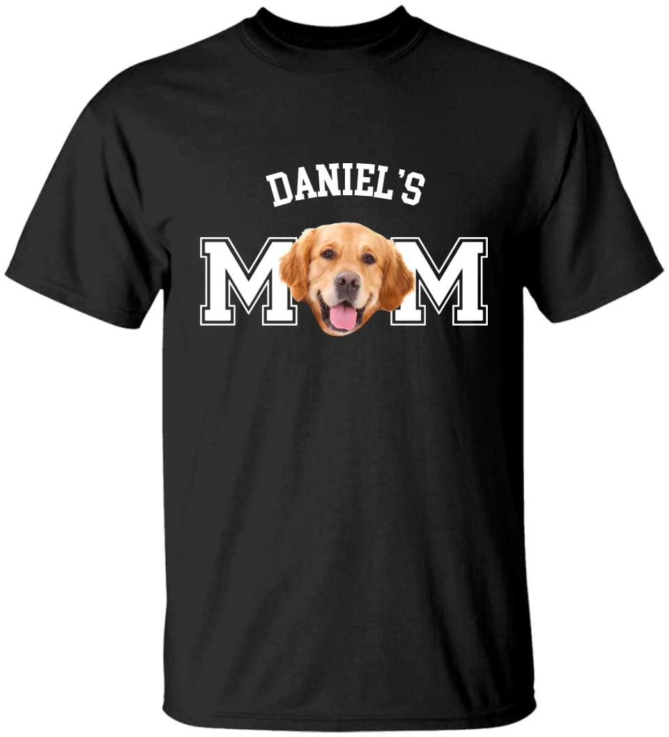 Custom Photo Dog Cat Mom Shirt - Personalized Tshirt Hoodie Sweatshirt - Best Gift For Dog Cat Dad Mom Dog Lovers - 303IHPNPTS337 - Image 2