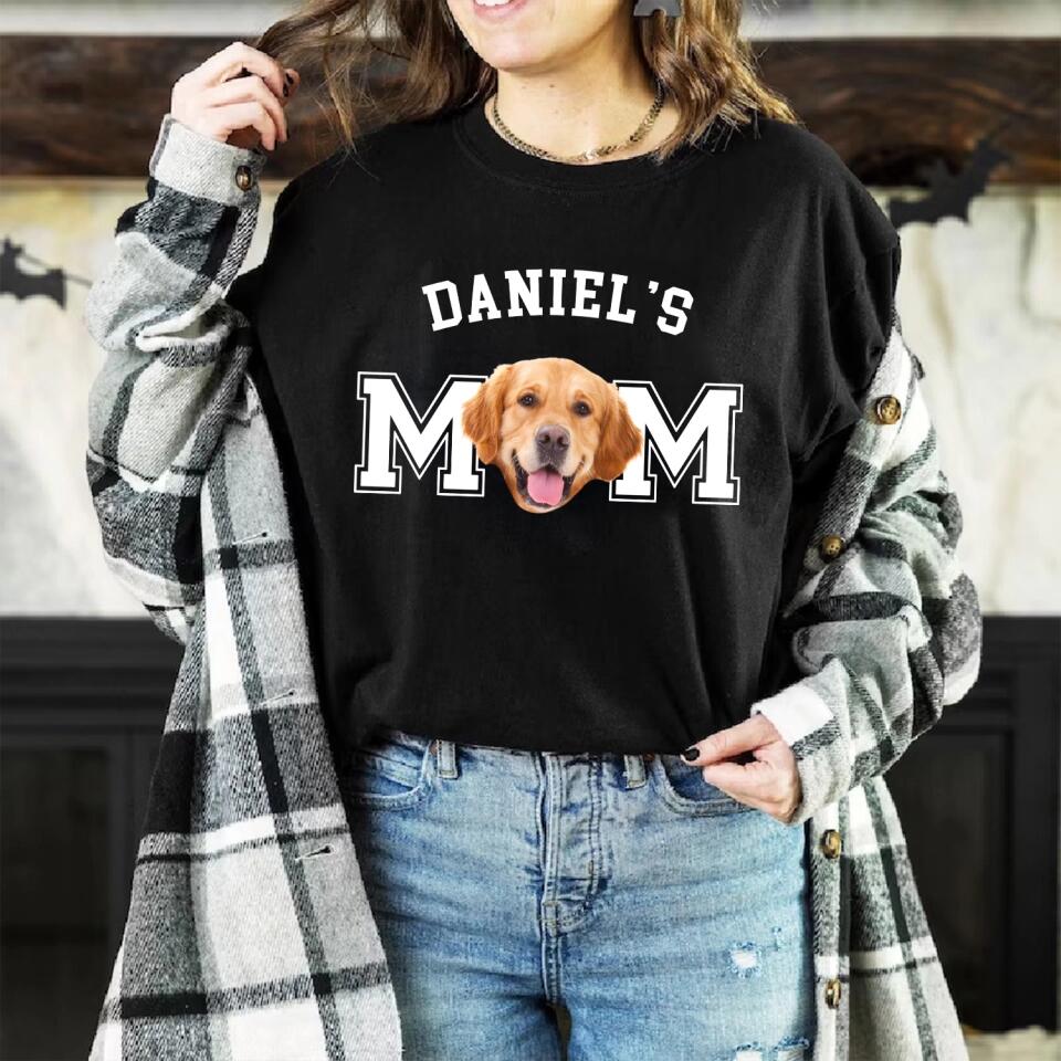 Custom Photo Dog Cat Mom Shirt - Personalized Tshirt Hoodie Sweatshirt - Best Gift For Dog Cat Dad Mom Dog Lovers - 303IHPNPTS337 - Image 4