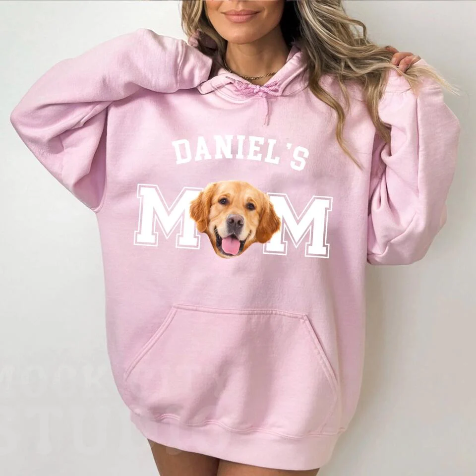 Custom Photo Dog Cat Mom Shirt - Personalized Tshirt Hoodie Sweatshirt - Best Gift For Dog Cat Dad Mom Dog Lovers - 303IHPNPTS337 - Image 9