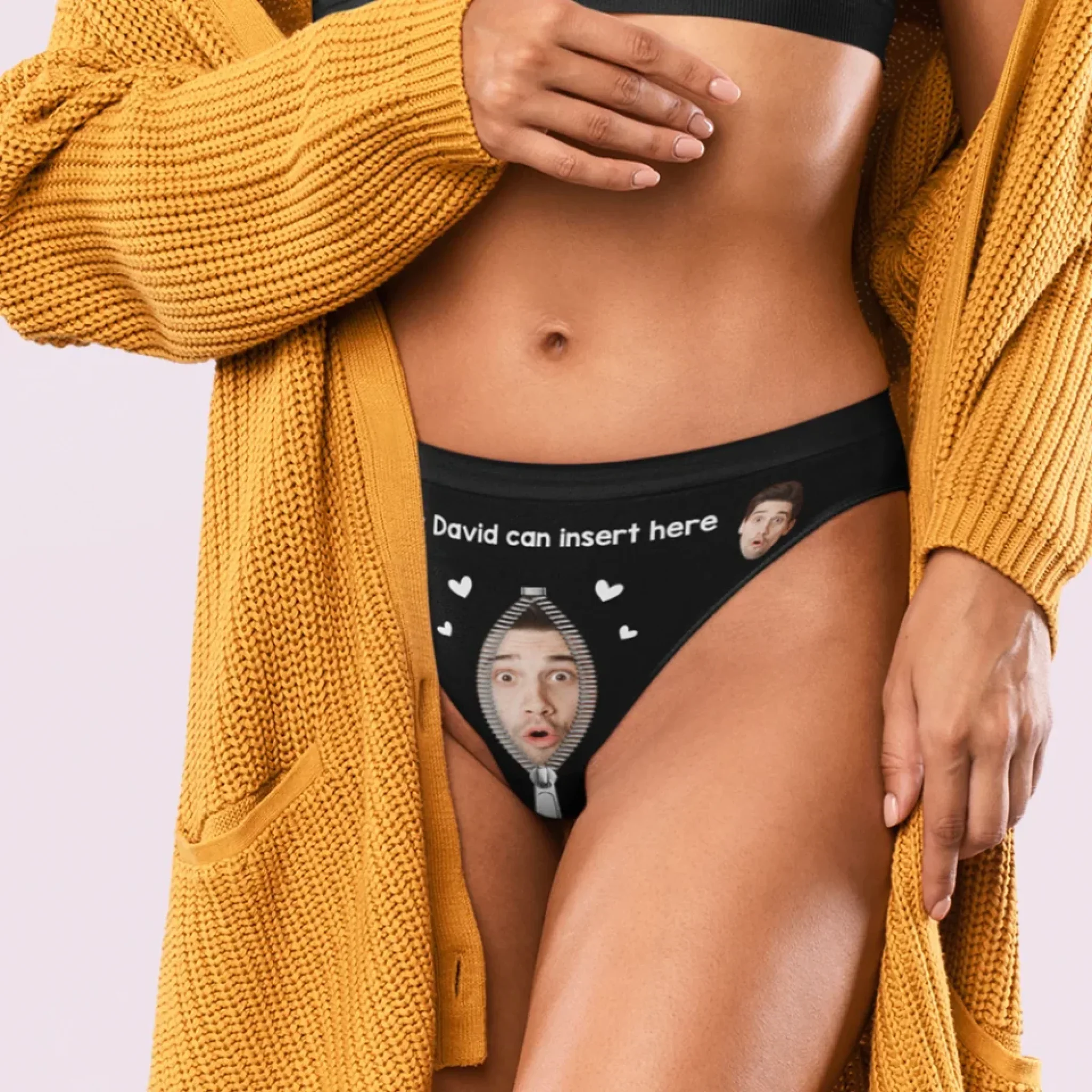Custom Photo For Him And Him Only - Couple Personalized Women Briefs - Gift For Husband Wife, Anniversary - Image 10