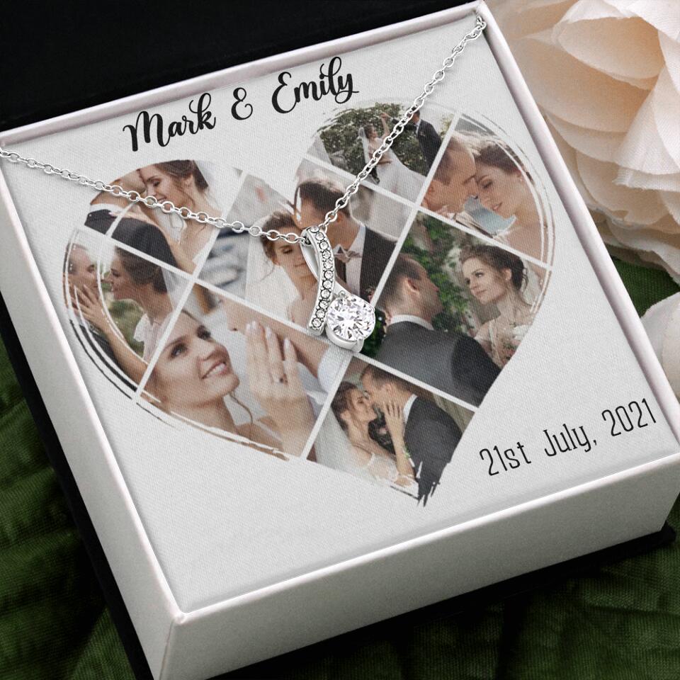 Custom Photo Heart Shape Personalized Necklace Jewelry - Image 44