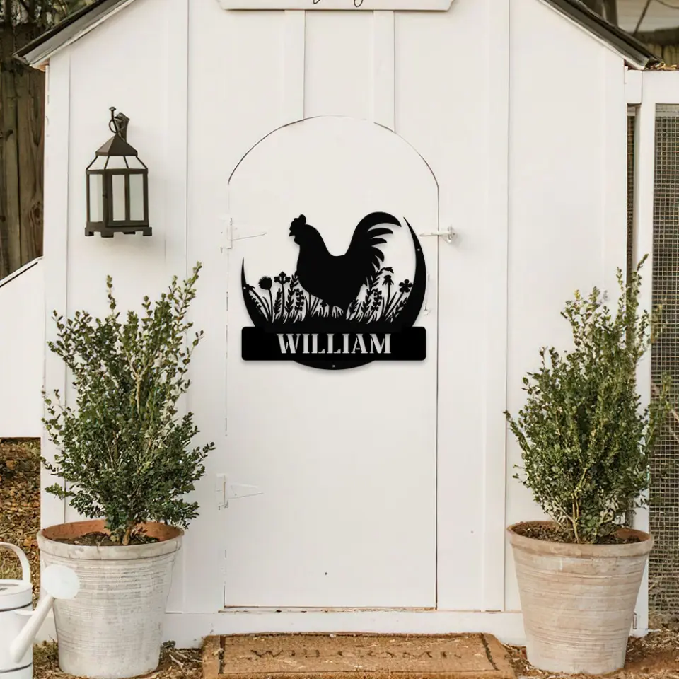Custom Rooster Metal Wall Signs - Image 4