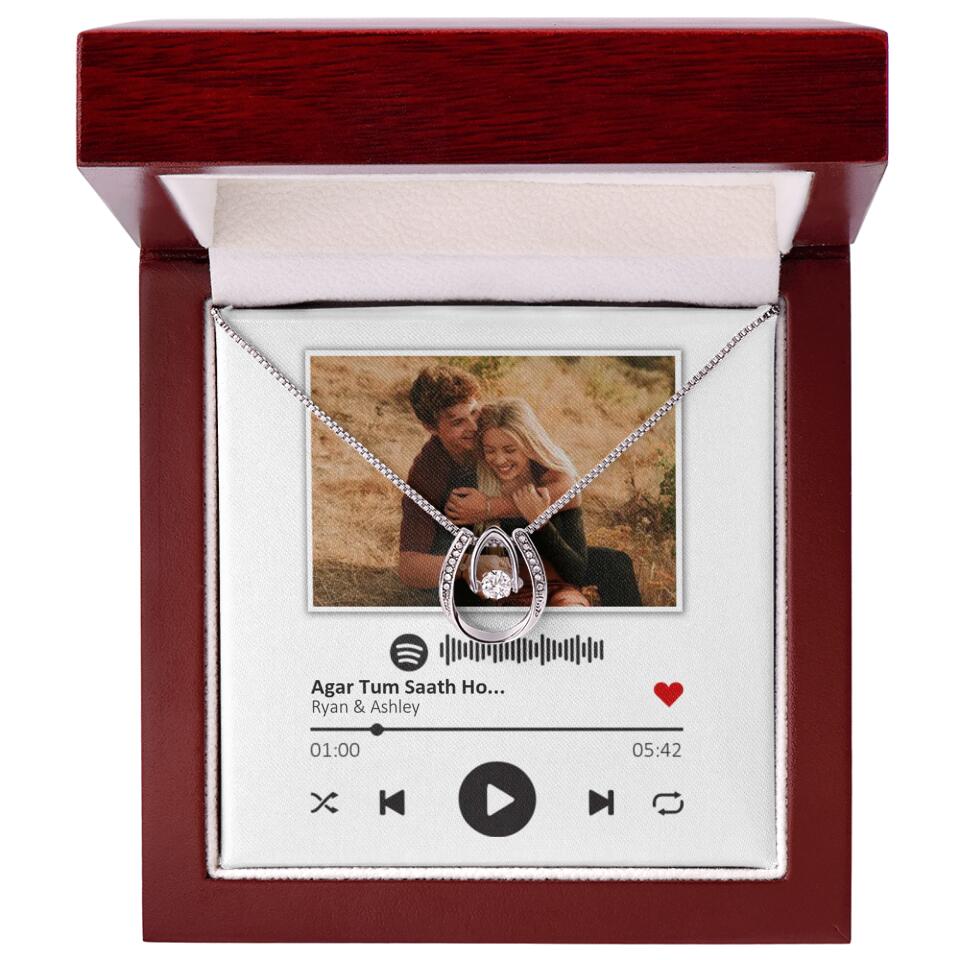 Custom Song Photo Necklace Gift For Her, Girlfriend, Wife On Anniversary - Image 23