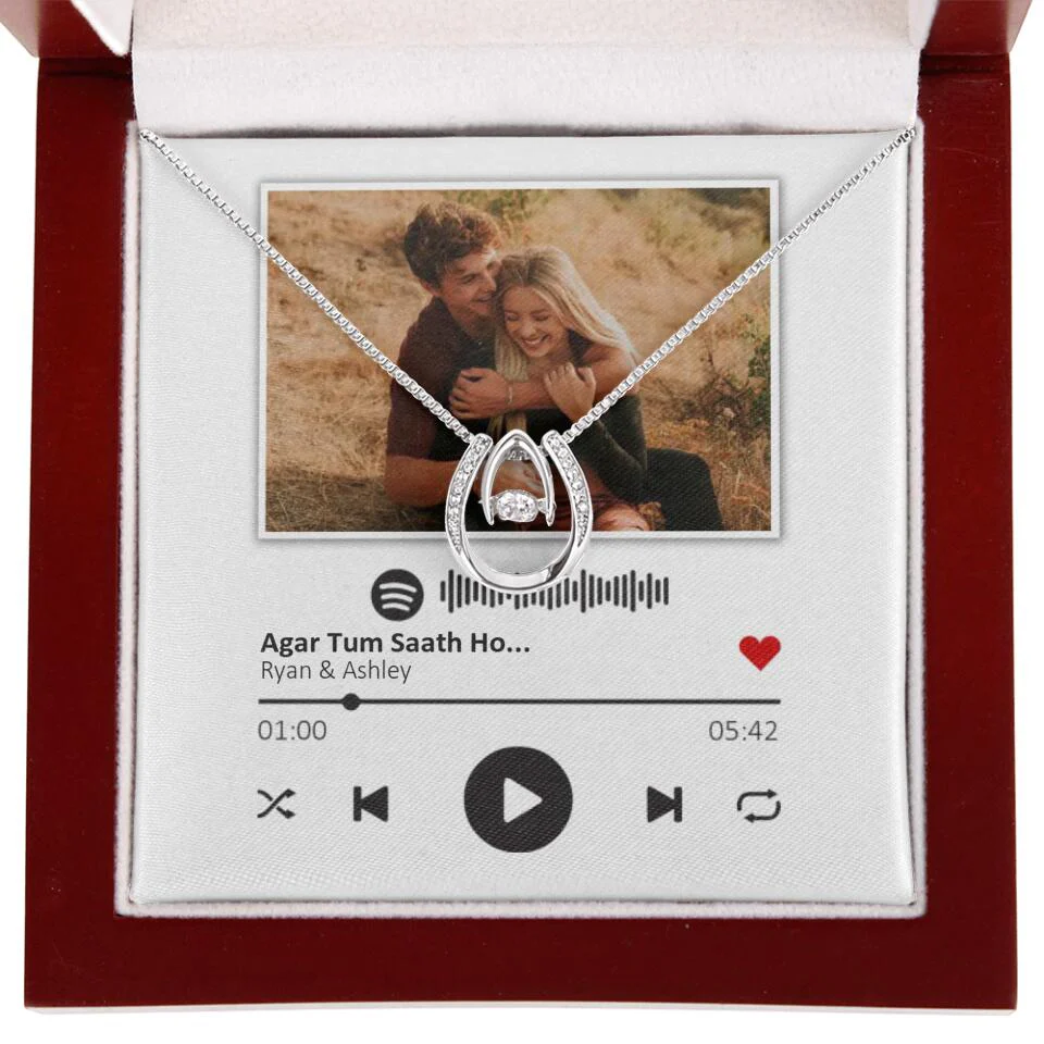 Custom Song Photo Necklace Gift For Her, Girlfriend, Wife On Anniversary - Image 25
