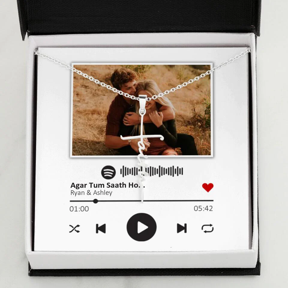 Custom Song Photo Necklace Gift For Her, Girlfriend, Wife On Anniversary - Image 26