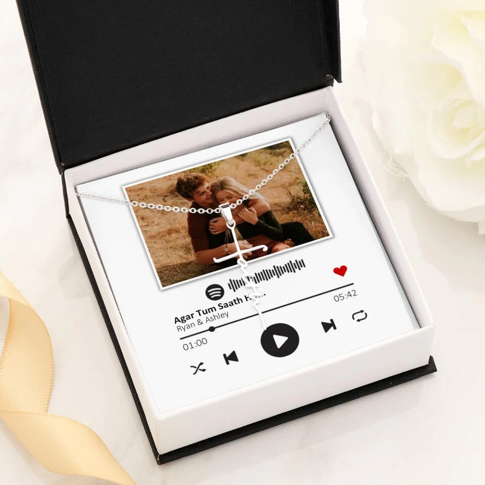 Custom Song Photo Necklace Gift For Her, Girlfriend, Wife On Anniversary - Image 27