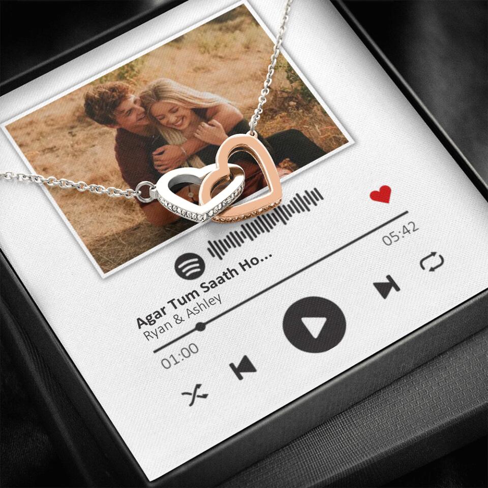 Custom Song Photo Necklace Gift For Her, Girlfriend, Wife On Anniversary - Image 34
