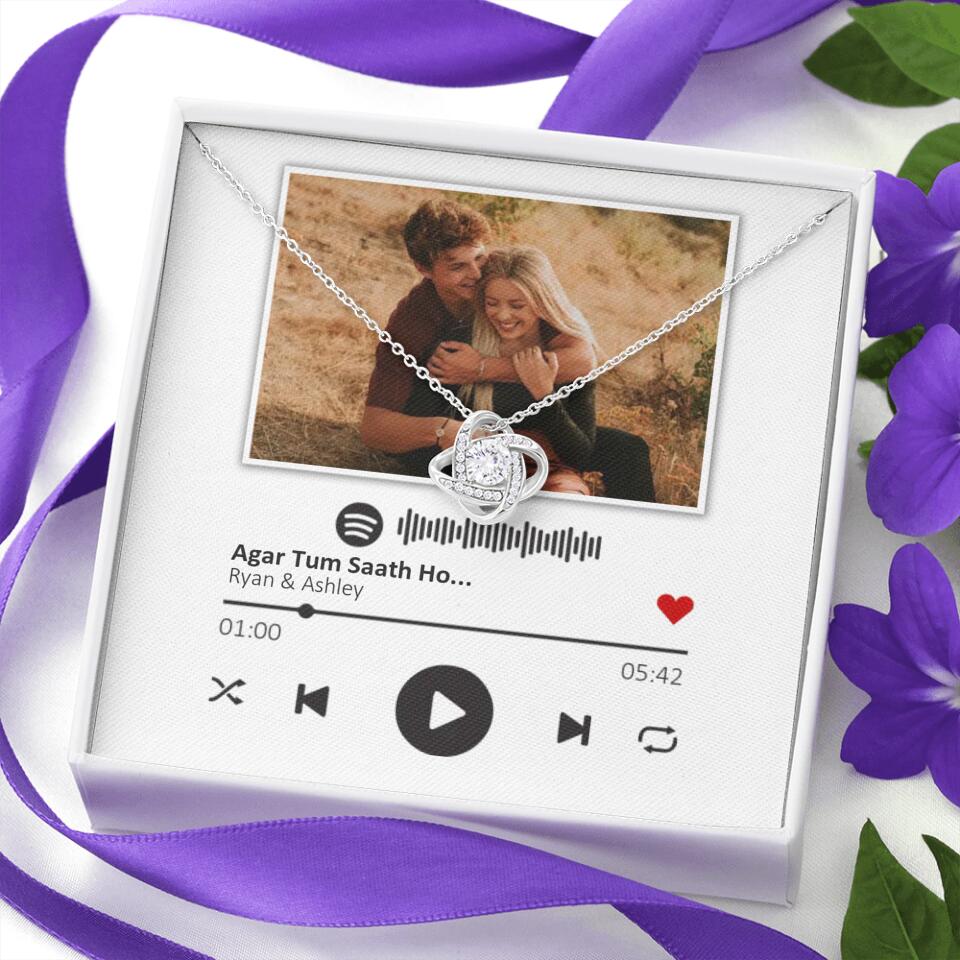 Custom Song Photo Necklace Gift For Her, Girlfriend, Wife On Anniversary - Image 42