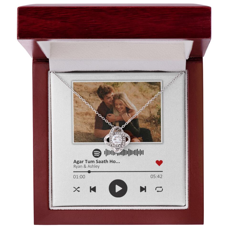 Custom Song Photo Necklace Gift For Her, Girlfriend, Wife On Anniversary - Image 43