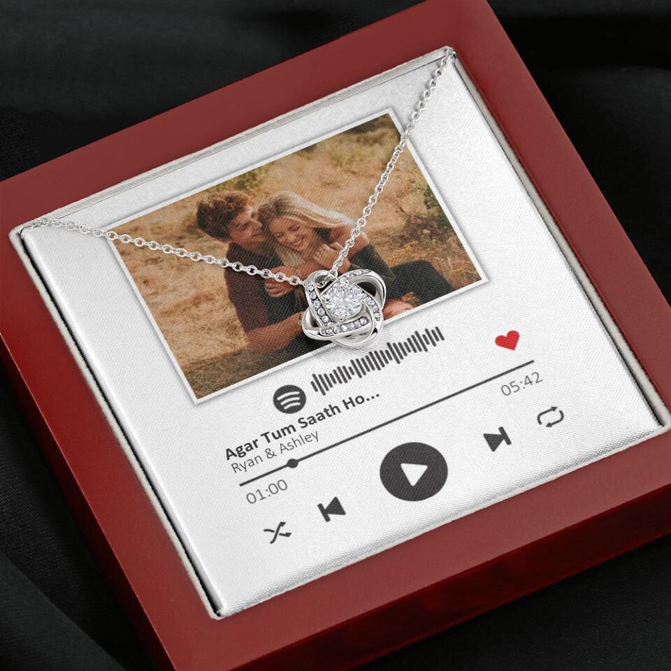 Custom Song Photo Necklace Gift For Her, Girlfriend, Wife On Anniversary - Image 44