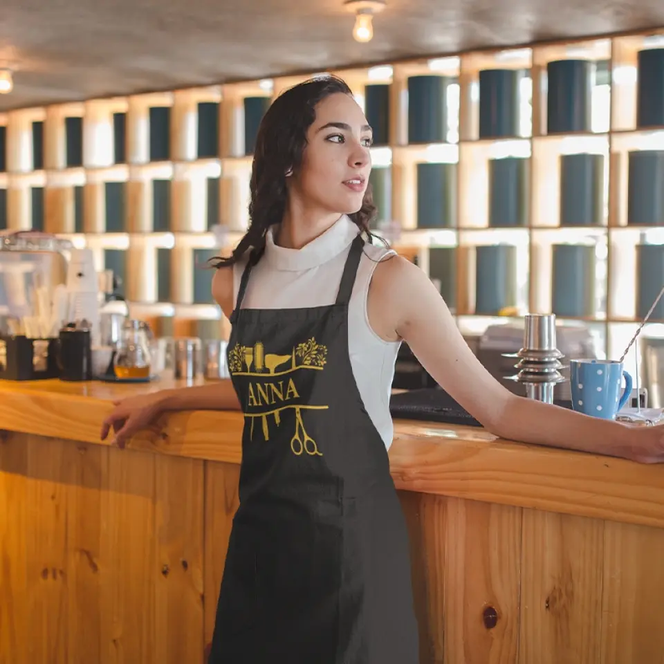 Custom Style And Name - Personalized Apron - Gift For Hairdresser - Image 6