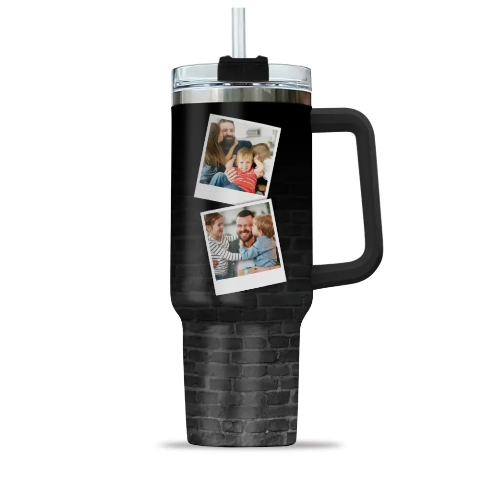 Dad We Love You Personalized 40oz Tumbler - Image 3