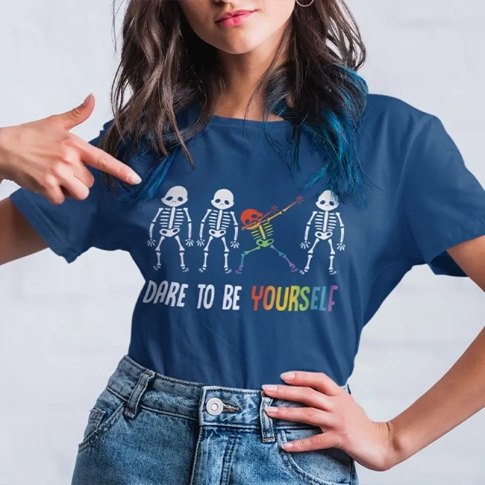 Dare To Be Yourself - Tshirt Sweater - Gift For LGBT Lesbian Gay Community | 306IHPNPTS735 - Image 9