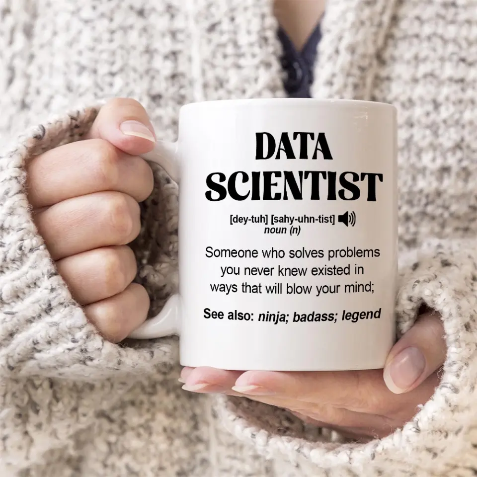 Data Scientist Description - Personalized 11oz 15oz White Mug - Image 3