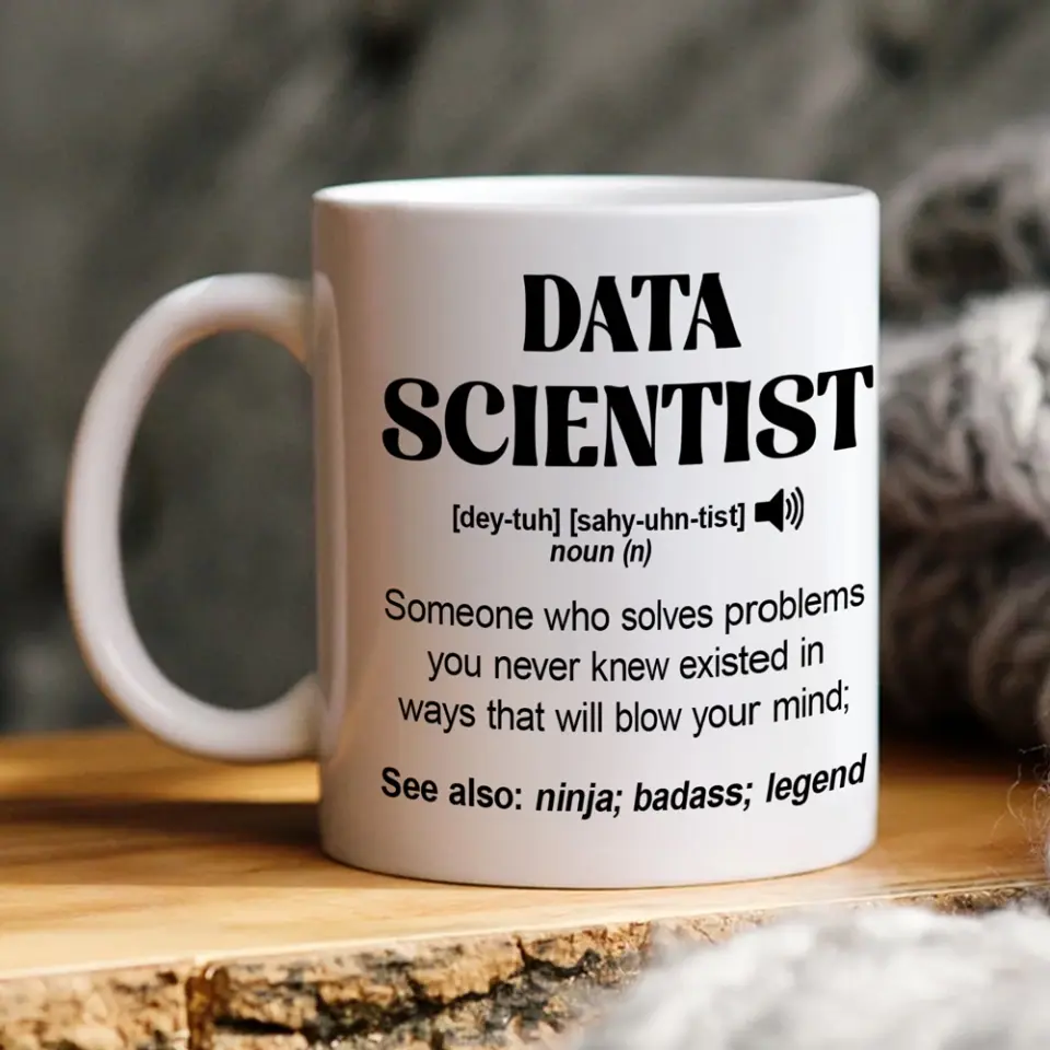 Data Scientist Description - Personalized 11oz 15oz White Mug - Image 4