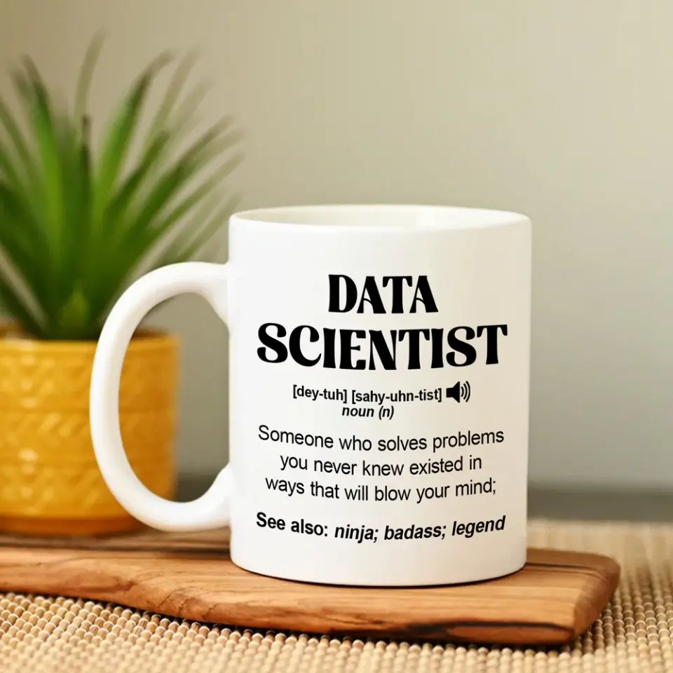Data Scientist Description - Personalized 11oz 15oz White Mug - Image 6