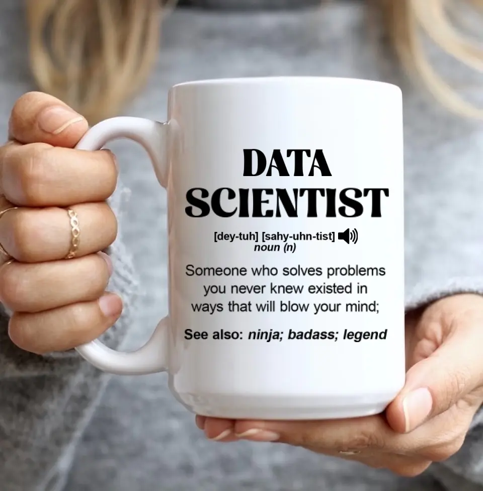 Data Scientist Description - Personalized 11oz 15oz White Mug - Image 8
