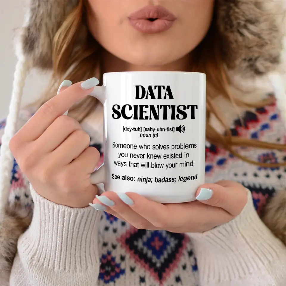 Data Scientist Description - Personalized 11oz 15oz White Mug - Image 9