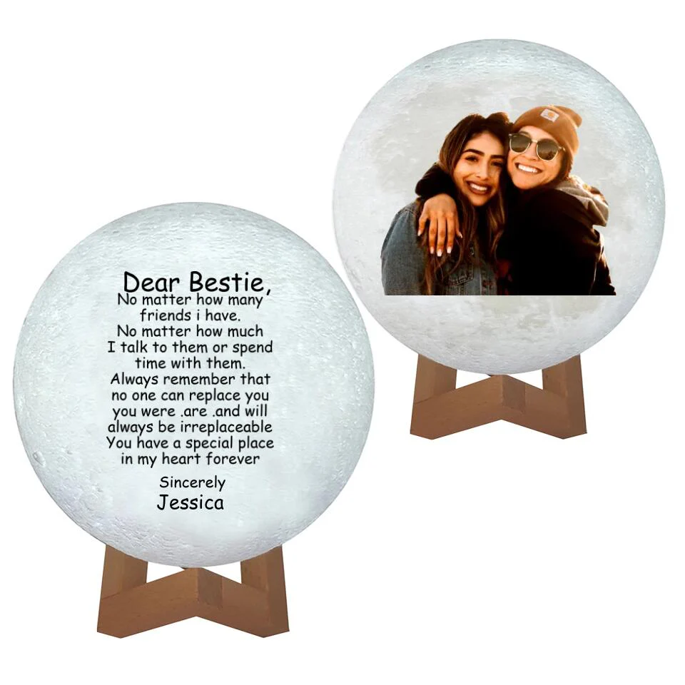 Dear My Bestie Birthdays Messages For Best Friend Custom 3D Light Anniversary Gift - Image 2