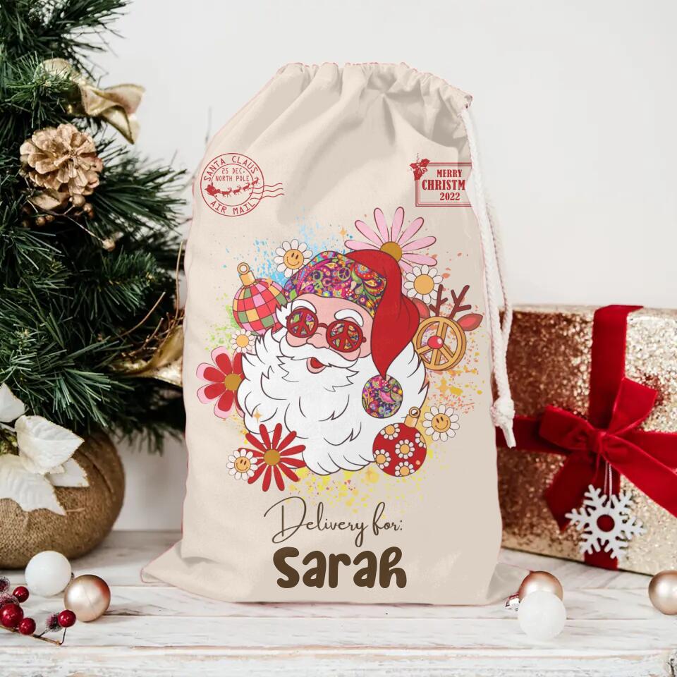 Merry Christmas - Delivery For - Custom Name Santa Sack - Christmas Gift for Kids - Image 3