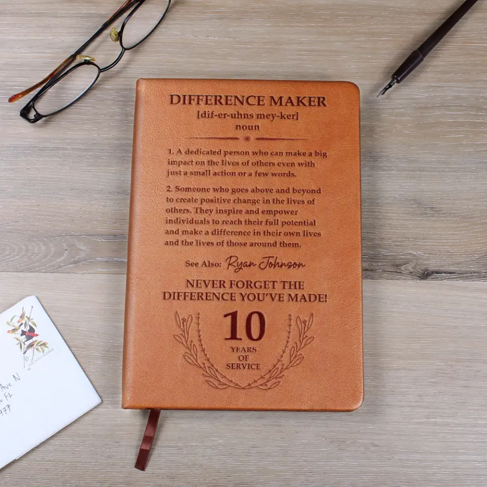 Difference Maker Never Forget Personalized Graphic Journal - Image 3