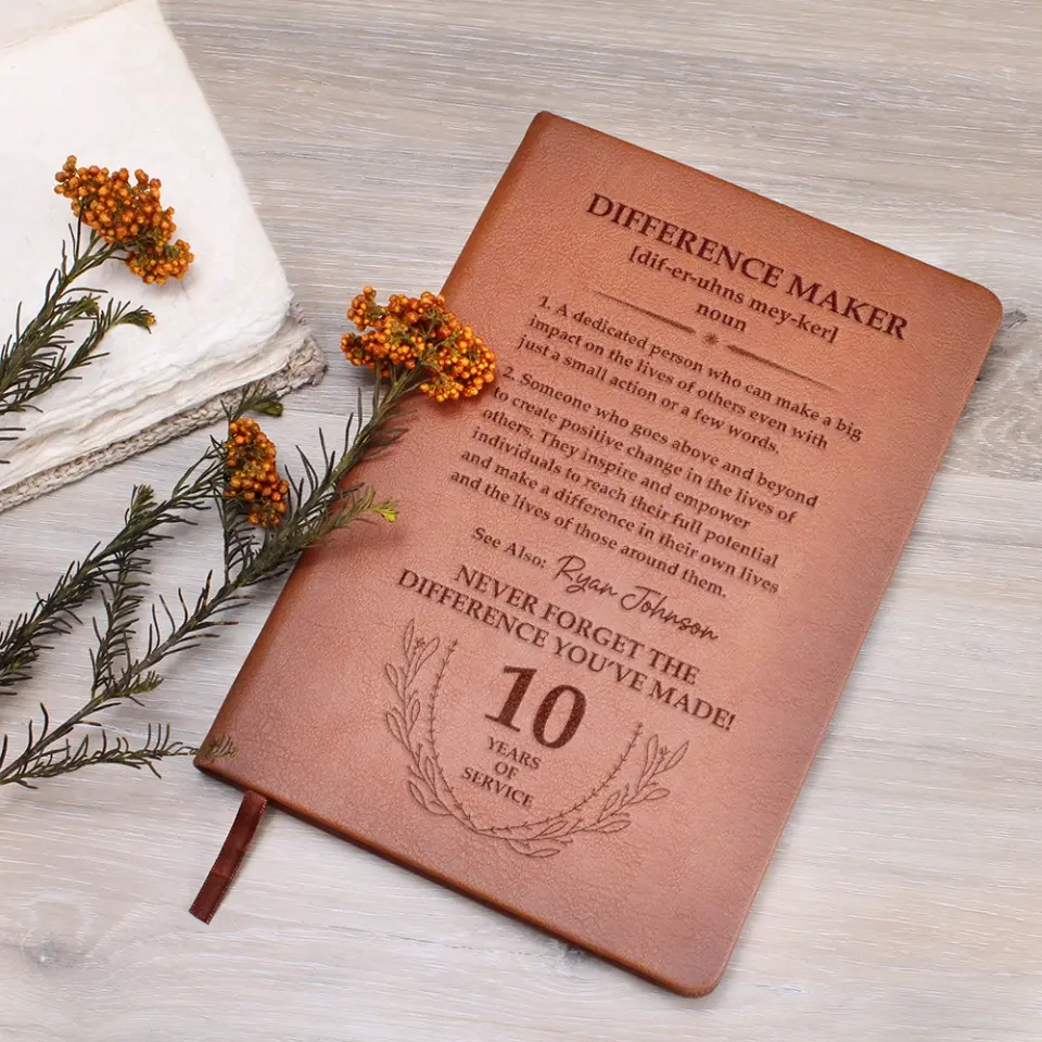 Difference Maker Never Forget Personalized Graphic Journal - Image 4