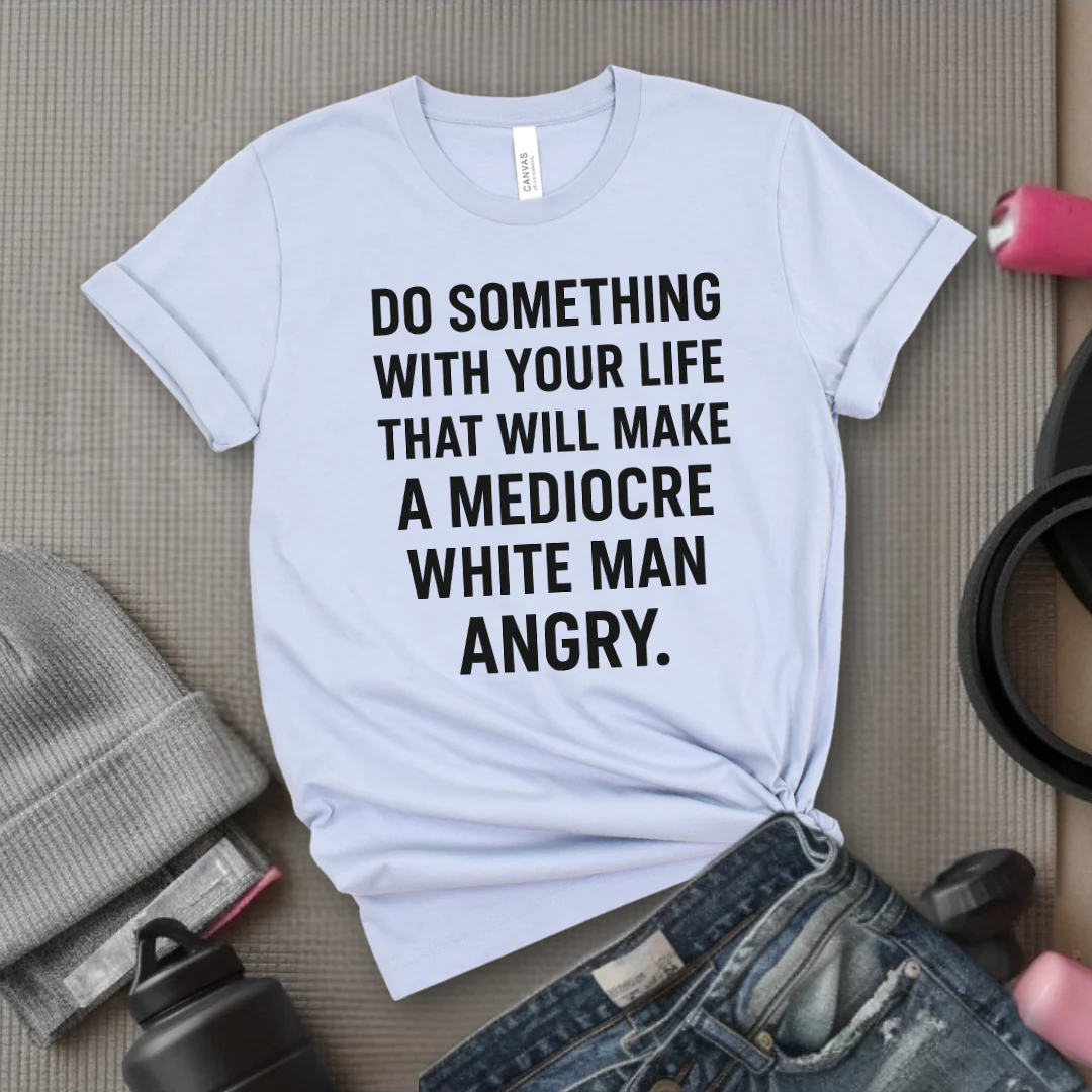 Do Something With Your Life - Women Empowerment Tee - Gift for Her - Bella Canvas 3001 - Image 4