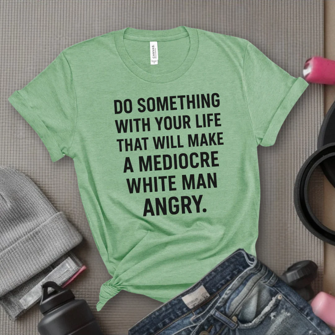 Do Something With Your Life - Women Empowerment Tee - Gift for Her - Bella Canvas 3001 - Image 5